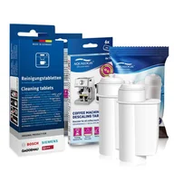 Akcesoria i części do ekspresów do kawy - Zestaw Bosch, Filtr Aqualogis AL-Inte 2szt, Tabletki Czyszczęce Siemens TZ80001, Decalc 6szt - miniaturka - grafika 1