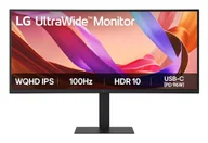 Monitory - LG 34U650A-B 34 " IPS 21:9 100 Hz 5 ms 3440 x 1440 pixels 300 cd/m² HDMI ports quantity 2 - miniaturka - grafika 1