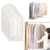 Pokrowce na ubrania - Pokrowiec na ubrania odzież garnitur sukienkę ochronny 100x60 zestaw 5 szt - miniaturka - grafika 1