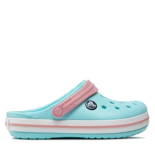 Klapki Crocs Crocband Clog K 207006 Niebieski - Buty dla dziewczynek - miniaturka - grafika 1