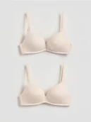 Biustonosze - Reserved - Modulowany biustonosz 2 pack - kremowy - miniaturka - grafika 1