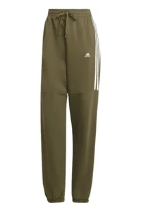 Spodnie damskie Adidas Hyperglam dresowe khaki-XS - Spodnie damskie - miniaturka - grafika 1
