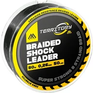Inne akcesoria dla wędkarzy - Przypon MIKADO Braided Shock Leader AMC-BS30B 0.35 mm / 800 cm - miniaturka - grafika 1