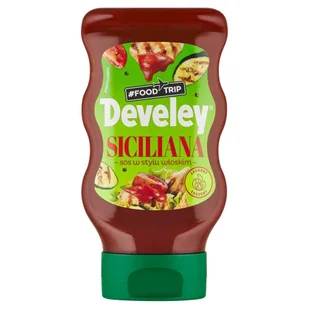 Develey Food Trip Siciliana Sos w stylu włoskim 315 ml - Majonezy i dressingi - miniaturka - grafika 1