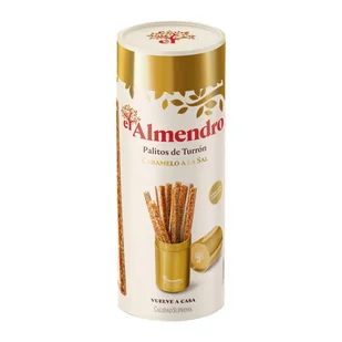 Turron - Paluszki Nugatowe Słony Karmel 136g - Desery dla dzieci - miniaturka - grafika 1