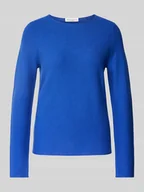Swetry damskie - Sweter z dzianiny o kroju regular fit z miękkiej bawełny - miniaturka - grafika 1