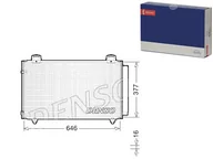 Chłodnice - CHŁODNICA KLIMATYZACJI DENSO DCN50043 8845002240 TOYOTA - miniaturka - grafika 1