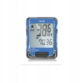 Liczniki rowerowe - Techwell Licznik Przewodowy Bs-12W Czarny - miniaturka - grafika 1