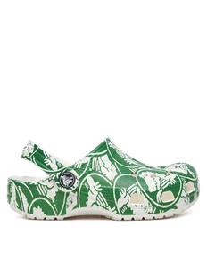 Crocs Klapki Classic Duke Print Clog K 210007 Zielony - Buty dla chłopców - miniaturka - grafika 1