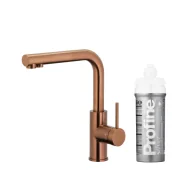 Baterie kuchenne - KFA Armatura Duero Pure Basic 6623-914-34 Miedziany Stal szlachetna - miniaturka - grafika 1