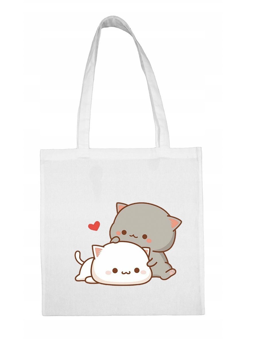 Eko TORBA Shopper Na ramię BUBU LOVES DUDU Misie