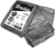 Folie budowlane - Plandeka Bradas Plandeka wzmacniana GRAY 4 x 6m, 200g - miniaturka - grafika 1
