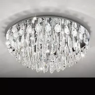 Lampy sufitowe - Eglo plafon sufitowy kryształowy 10pł CALAONDA 93434 - miniaturka - grafika 1
