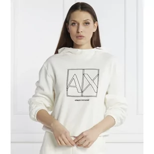 Armani Exchange Bluza | Regular Fit - Bluzy damskie - miniaturka - grafika 1