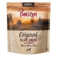 Sucha karma dla psów - Purizon Puppy, wołowina Black Angus i indyk - 1 kg - miniaturka - grafika 1