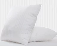 Poszewki na poduszki - Spod Igły i Nitki, Poszewka hotelowa na zamek, adamaszek, biała, 50x70 cm - miniaturka - grafika 1