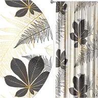 Zasłony - Zasłony Gotowe Na Taśmie Zasłona Na Żabki 140X250 - miniaturka - grafika 1