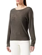 Swetry damskie - Morgan damski sweter z długim rękawem MVOIX Khaki Medium TL, Organiczny, L - miniaturka - grafika 1