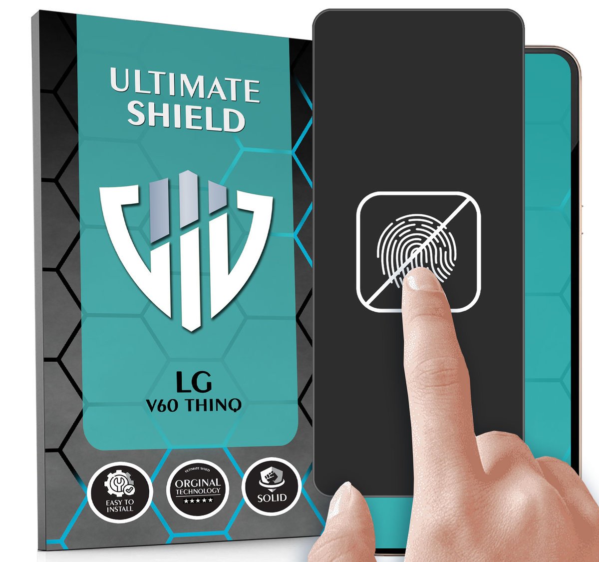 FOLIA DO LG V60 THINQ HYDROŻELOWA MATOWA BRAK ODCISKÓW CAŁY EKRAN 5D