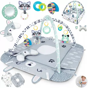 DUŻA DWUSTRONNA MATA EDUKACYJNA DLA DZIECI ZESTAW - Maty edukacyjne - miniaturka - grafika 1