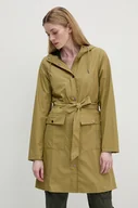Kurtki damskie - Rains kurtka Curve Jacket W3 damska kolor zielony przejściowa 18130-44 - miniaturka - grafika 1