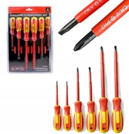 Śrubokręty - ZESTAW WKRĘTAKÓW ŚRUBOKRĘTÓW IZOLOWANYCH KOMPLET DLA ELEKTRYKÓW 6szt. - miniaturka - grafika 1