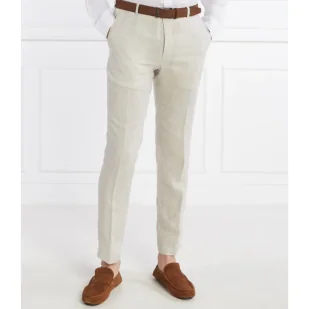 Joop! Lniane spodnie JT-18Hank | Slim Fit - Spodnie męskie - miniaturka - grafika 1