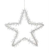 Ozdoby bożonarodzeniowe - Markslojd Markslojd TANGLE 705776 gwiazda wisząca 50x1,5W/LED IP44 705776 - miniaturka - grafika 1