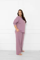 Piżamy damskie - Piżama damska długi rękaw, długie spodnie Ksara - Italian Fashion - miniaturka - grafika 1