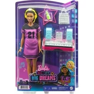 Lalki dla dziewczynek - Mattel Lalka Barbie Big City Big Dreams Lalka Brooklyn + studio nagrań GXP-785028 - miniaturka - grafika 1