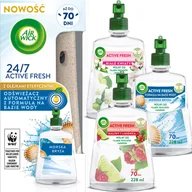 Odświeżacze powietrza - AIR WICK Automatyczny odświeżacz powietrza z wkładem Air Wick 24/7 ACTIVE FRESH o zapachu morskiej bryzy 228 ml - miniaturka - grafika 1