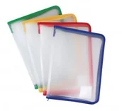 Teczki i skoroszyty - Teczka A4 zamykane na zamek Spree żółty - miniaturka - grafika 1