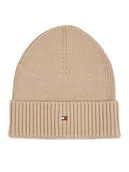 Czapki męskie - Tommy Hilfiger Czapka Flag AM0AM12796 Beżowy - miniaturka - grafika 1