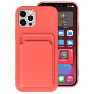 König Design Etui kompatybilne z Apple iPhone 12 Pro Plastikowe, miękkie etui na telefon komórkowy - Etui na telefon komórkowy pomarańczowo-różowe - Etui i futerały do telefonów - miniaturka - grafika 1