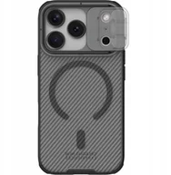Etui i futerały do telefonów - Etui Nillkin CamShield Pro Magnetic Case do Apple iPhone 17 Pro półprzezroczyste czarne - miniaturka - grafika 1