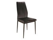 Krzesła - Krzesło tapicerowane ATOM VELVET czarne - miniaturka - grafika 1