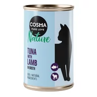 Mokra karma dla kotów - Cosma Nature, 6 x 140 g -  Tuńczyk z jagnięciną - miniaturka - grafika 1