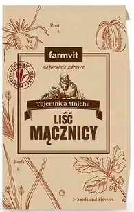 Farmvit, Liść Mącznicy Nerki Drogi Moczowe, 50g - Suplementy naturalne - miniaturka - grafika 1