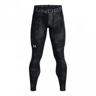 Męskie legginsy treningowe Under Armour UA HG Armour Printed Lgs - czarne - Legginsy - miniaturka - grafika 1