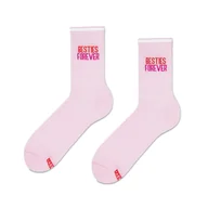 Skarpetki damskie - ZOOKSY Skarpety Długie Para, Prezent na Walentynki, Unisex, Różowe, 41-46 - miniaturka - grafika 1