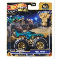 Samochody i pojazdy dla dzieci - Hot Wheels: Monster Trucks mistrzowska ciężarówka z trofeum - Mega-Wrex - miniaturka - grafika 1