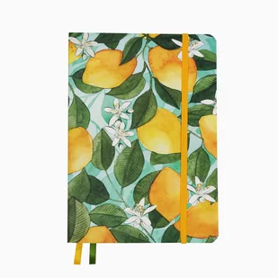 Lemon Tree - notatnik B5, bullet journal, planer w kropki, notes miękka oprawa, biały papier 120g/m2 - Notesy i bloczki - miniaturka - grafika 1