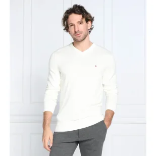 Tommy Hilfiger Sweter | Regular Fit | z dodatkiem kaszmiru - Swetry męskie - miniaturka - grafika 1