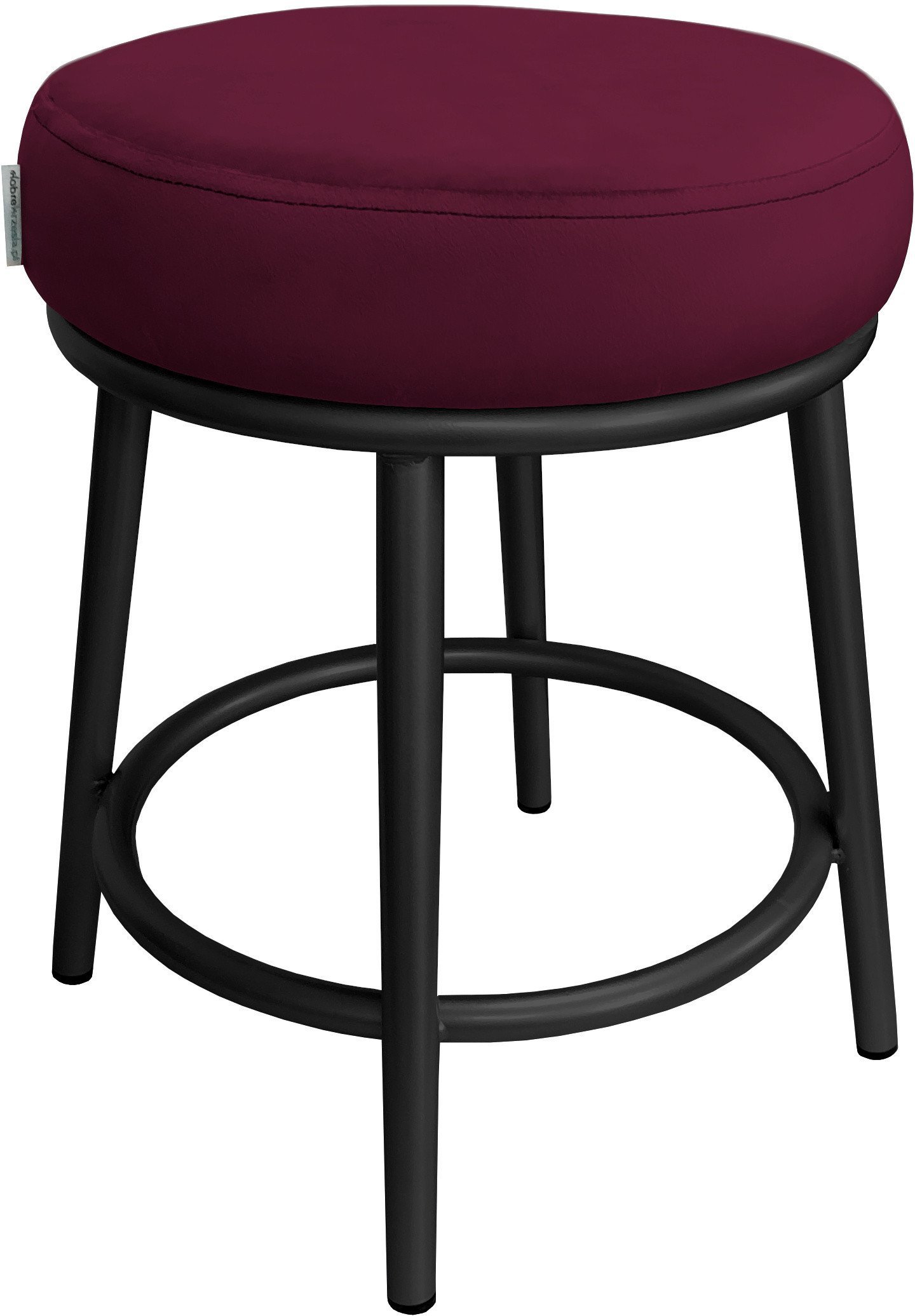 Taboret Ben noga metalowa czarna MG02