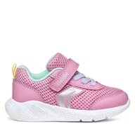 Buty dla dziewczynek - Sneakersy Geox B Sprintye B454TD 01454 CE83B Różowy - miniaturka - grafika 1