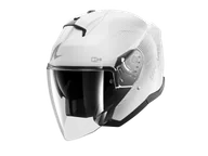 Kaski motocyklowe - Kask Otwarty Shark Skwal Jet SP Lyne Złamany Biały/SrebrnyXL - miniaturka - grafika 1