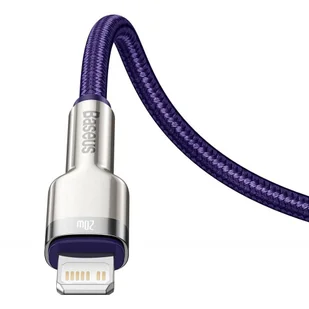 Baseus Cafule Metal Data kabel USB Typ C - Lightning 20 W Power Delivery 2 m fioletowy (CATLJK-B05) hurtel-66687-0 - Kable USB - miniaturka - grafika 20