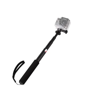 Kijek teleskopowy Selfie stick z uchwytem na kamerę sportową aparat HURTEL - Selfie stick - miniaturka - grafika 1