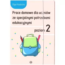 Kłodnicka Olga Prace domowe dla uczniów ze specjalnymi.. Poziom 2 - Pedagogika i dydaktyka - miniaturka - grafika 1