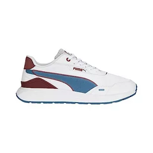 PUMA Męskie trampki Runtamed Plus Retro Prep, Puma Biały, głęboka nurka, drewno, fiolet, 43 EU - Trampki męskie - miniaturka - grafika 1